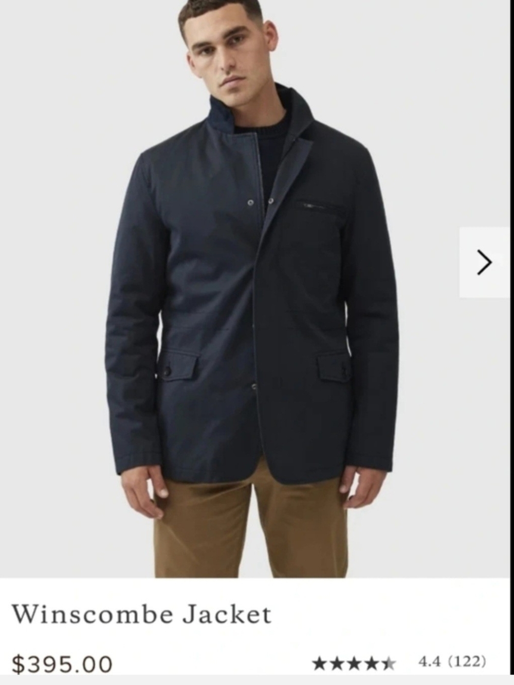 Rodd & Gunn Navy Winscombe Shirt Jacket